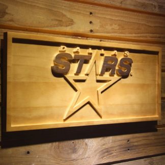 Dallas Stars Wood Sign - Legacy Edition neon sign LED