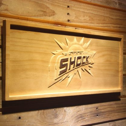 Detroit Shock Wood Sign neon sign LED