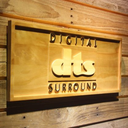 dts Digital Surround Wood Sign neon sign LED