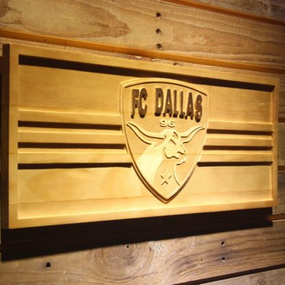 FC Dallas Wood Sign neon sign LED