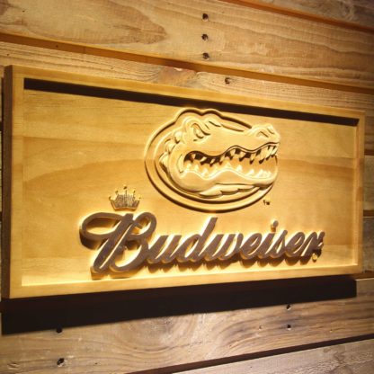 Florida Gators Budweiser Wood Sign neon sign LED