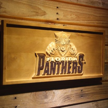 Florida Panthers Wood Sign - Legacy Edition neon sign LED