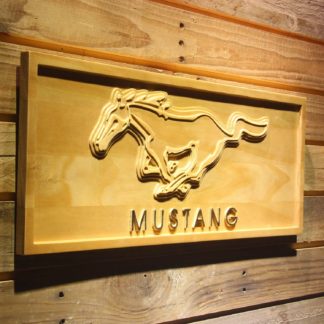 Ford Mustang Wood Sign neon sign LED