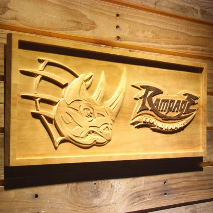 Grand Rapids Rampage Wood Sign - Legacy Edition neon sign LED