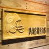 Green Bay Packers Helmet Wood Sign