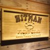 Hitman Fight Gear Wood Sign
