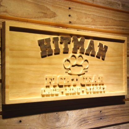 Hitman Fight Gear Wood Sign neon sign LED