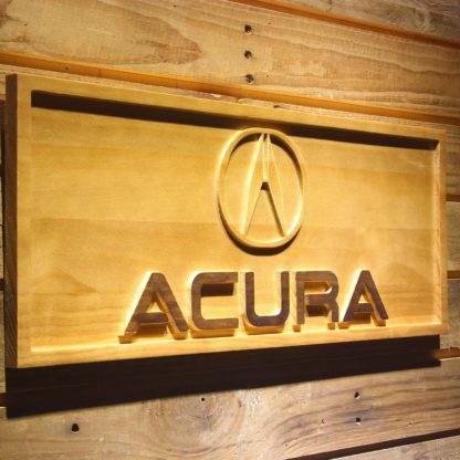 Acura Wood Sign neon sign LED