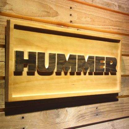 Hummer Wood Sign neon sign LED