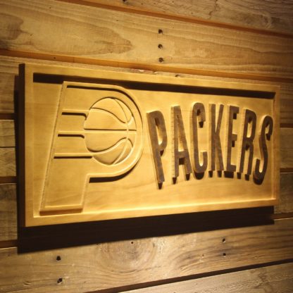 Indiana Pacers Wood Sign neon sign LED