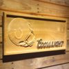 Indianapolis Colts Coors Light Helmet Wood Sign
