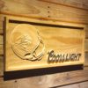 Jacksonville Jaguars Coors Light Helmet Wood Sign