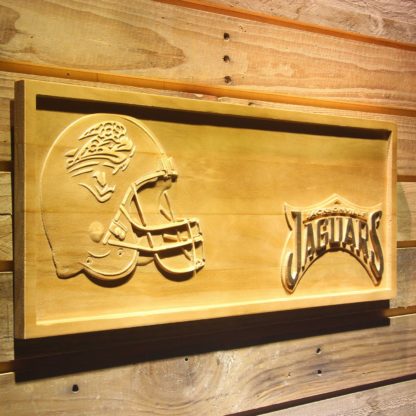 Jacksonville Jaguars Helmet Wood Sign neon sign LED