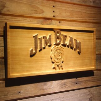 Jim Beam Wood Sign neon sign LED