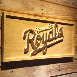 Kansas City Royals Text Wood Sign neon sign LED