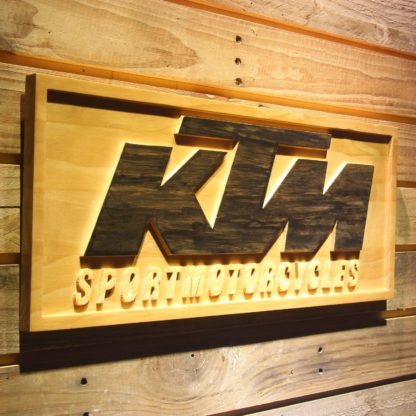 KTM Wood Sign neon sign LED