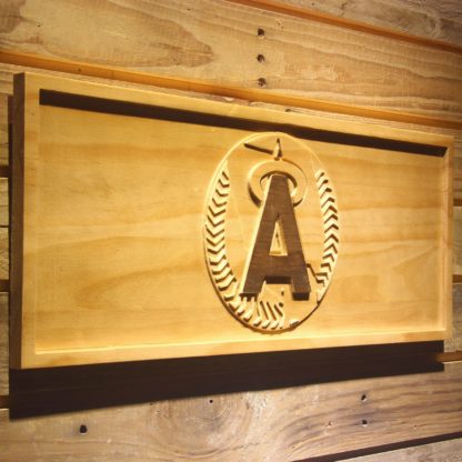 Los Angeles Angels of Anaheim 1986-1992 Logo Wood Sign - Legacy Edition neon sign LED