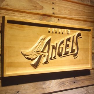 Los Angeles Angels of Anaheim 1997-2001 Logo Wood Sign - Legacy Edition neon sign LED
