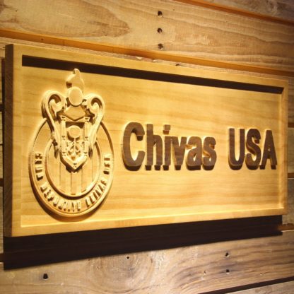 Los Angeles Club Deportivo Chivas USA Wood Sign neon sign LED