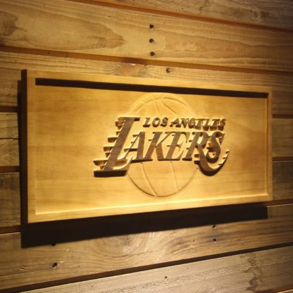 Los Angeles Lakers Wood Sign neon sign LED