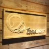 Los Angeles Rams Coors Light Helmet Wood Sign
