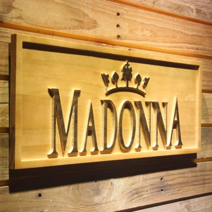 Madonna Wood Sign neon sign LED