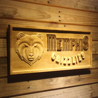 Memphis Grizzlies Wood Sign neon sign LED