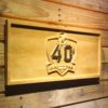 Miami Dolphins 40th Anniversary Logo Wood Sign - Legacy Edition