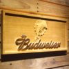 Miami Dolphins Budweiser Wood Sign - Legacy Edition