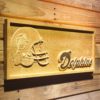 Miami Dolphins Helmet Wood Sign - Legacy Edition