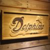 Miami Dolphins Wood Sign - Legacy Edition