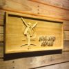 Michael Jackson Moonwalker Wood Sign