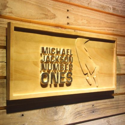 Michael Jackson Number Ones Wood Sign neon sign LED