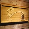 Michigan Wolverines Calvin vs Spartans Wood Sign