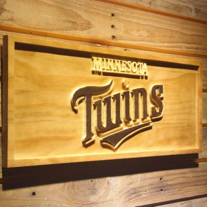 Minnesota Twins 7 Wood Sign - Legacy Edition neon sign LED