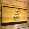 Mobiloil Wood Sign
