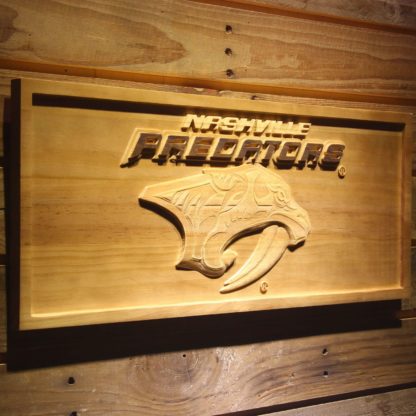 Nashville Predators Wood Sign neon sign LED