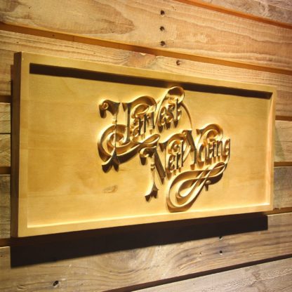 Neil Young Harvest Wood Sign neon sign LED