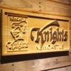 Newcastle Knights Wood Sign