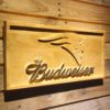 New England Patriots Budweiser Wood Sign