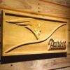 New England Patriots Split Wood Sign