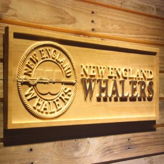 New England Whalers Wood Sign - Legacy Edition neon sign LED