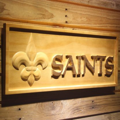 New Orleans Saints Wood Sign neon sign LED
