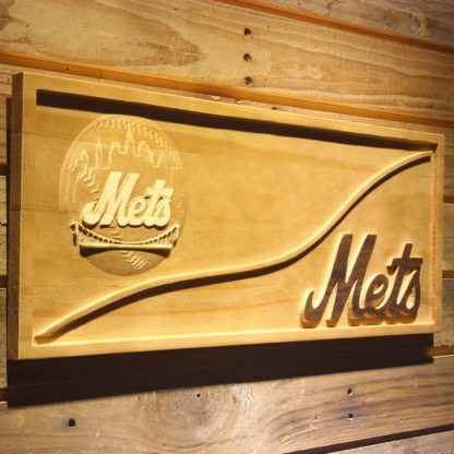 New York Mets Split Wood Sign neon sign LED
