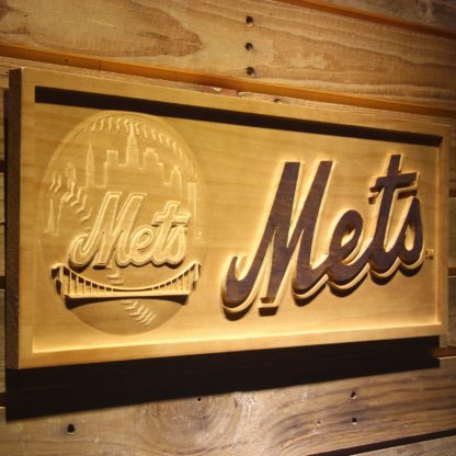 New York Mets Wood Sign neon sign LED