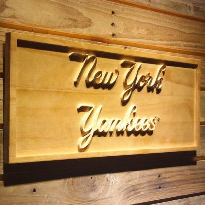 New York Yankees 3 Wood Sign neon sign LED