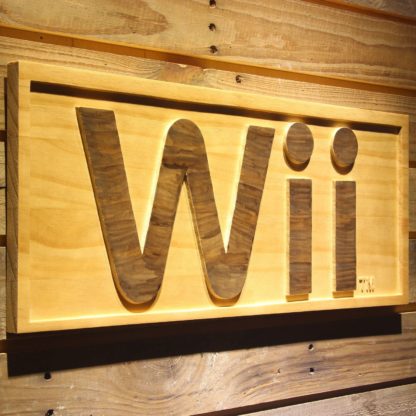 Nintendo Wii Wood Sign neon sign LED