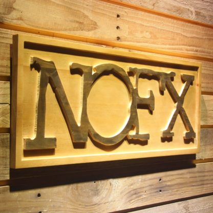 NOFX Wood Sign neon sign LED