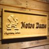 Notre Dame Fighting Irish Helmet Wood Sign