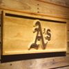 Oakland Athletics A`s Logo Wood Sign